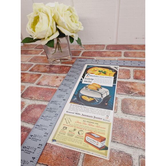 1950 Betty Crocker Special Breakfast Recipe Shiny Toaster Vtg Print Ad Kitchen - Picture 5 of 6